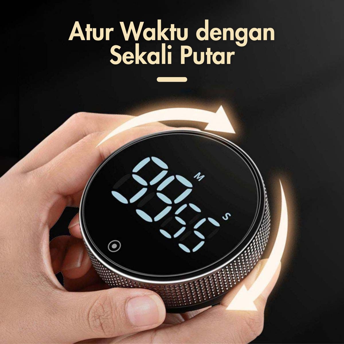 Gambar produk WEMGO Timer Masak Dapur Digital Rotary Kitchen Countdown - H-217