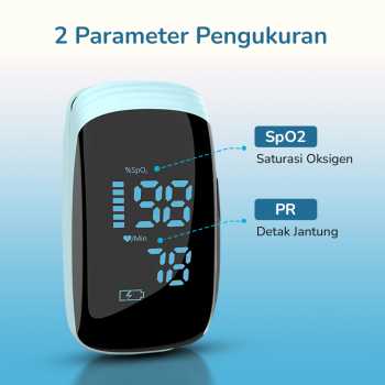 Gambar produk AIQUE Fingertip Pulse Oximeter Alat Ukur Saturasi Oksigen Darah - TY-05