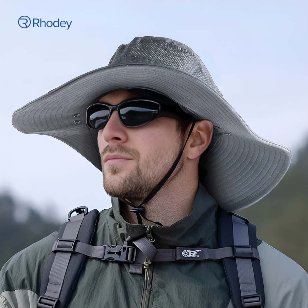 Gambar produk Rhodey Topi Rimba Outdoor Anti UV Waterproof Boonie Hat Nylon - GL012