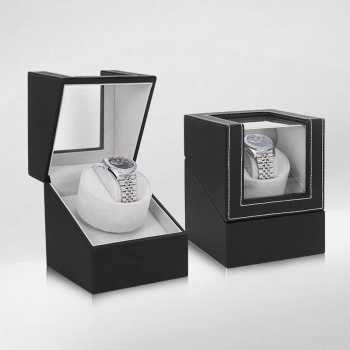 Gambar produk IGERN Watch Winder Pemutar Jam Tangan Otomatis 1 Slot Dual Power 13cm - IG-160