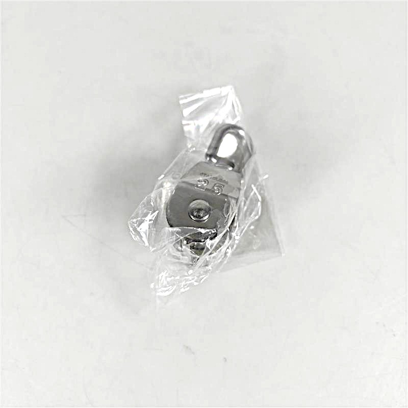 Gambar produk ASOL Katrol Kerekan Mini Swivel Pulley Stainless Steel Double Wheel M25