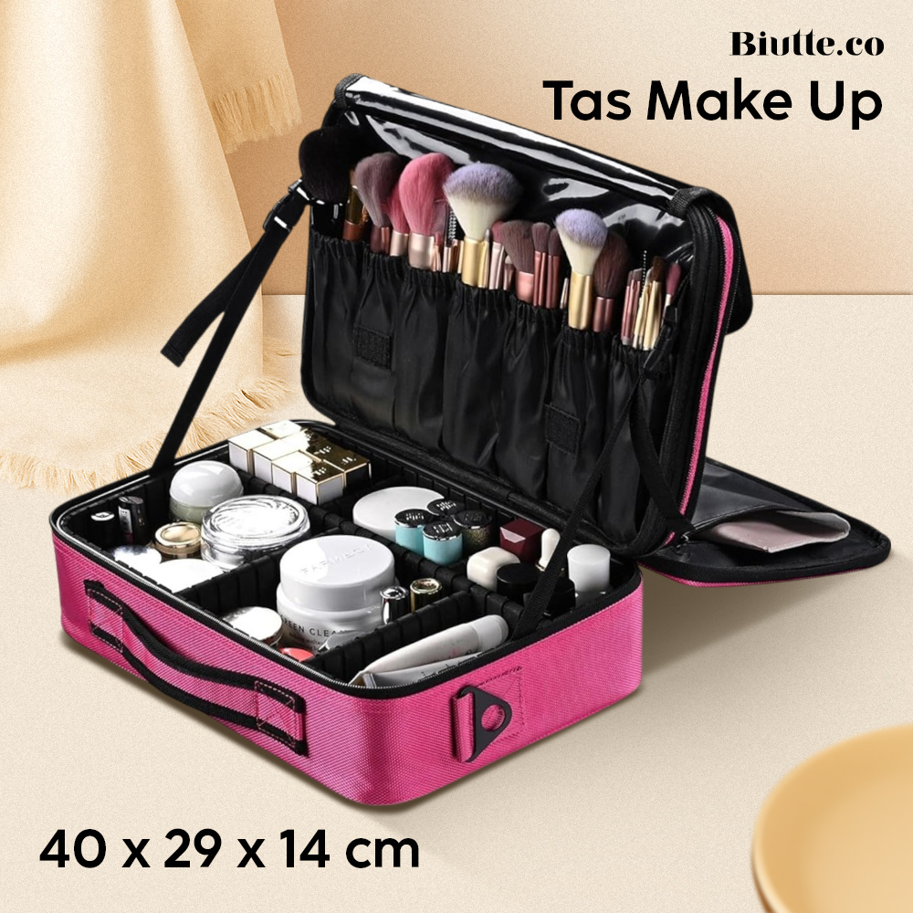 Gambar produk Biutte.co Tas Kosmetik Make Up Travel Organizer Bag Wanita 40x29x14cm - X3235
