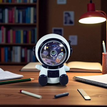 Gambar produk XIAOLINGJING Rautan Pensil Manual Pencil Sharpener Mini Astronaut - 18117