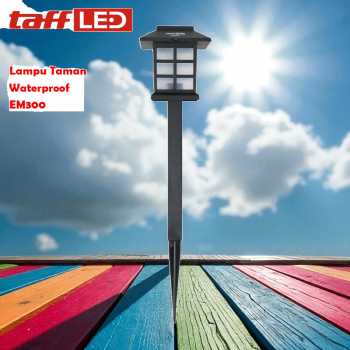 Gambar produk TaffLED Lampu Taman Hias Tancap Sensor Cahaya Solar Power Waterproof - EM300