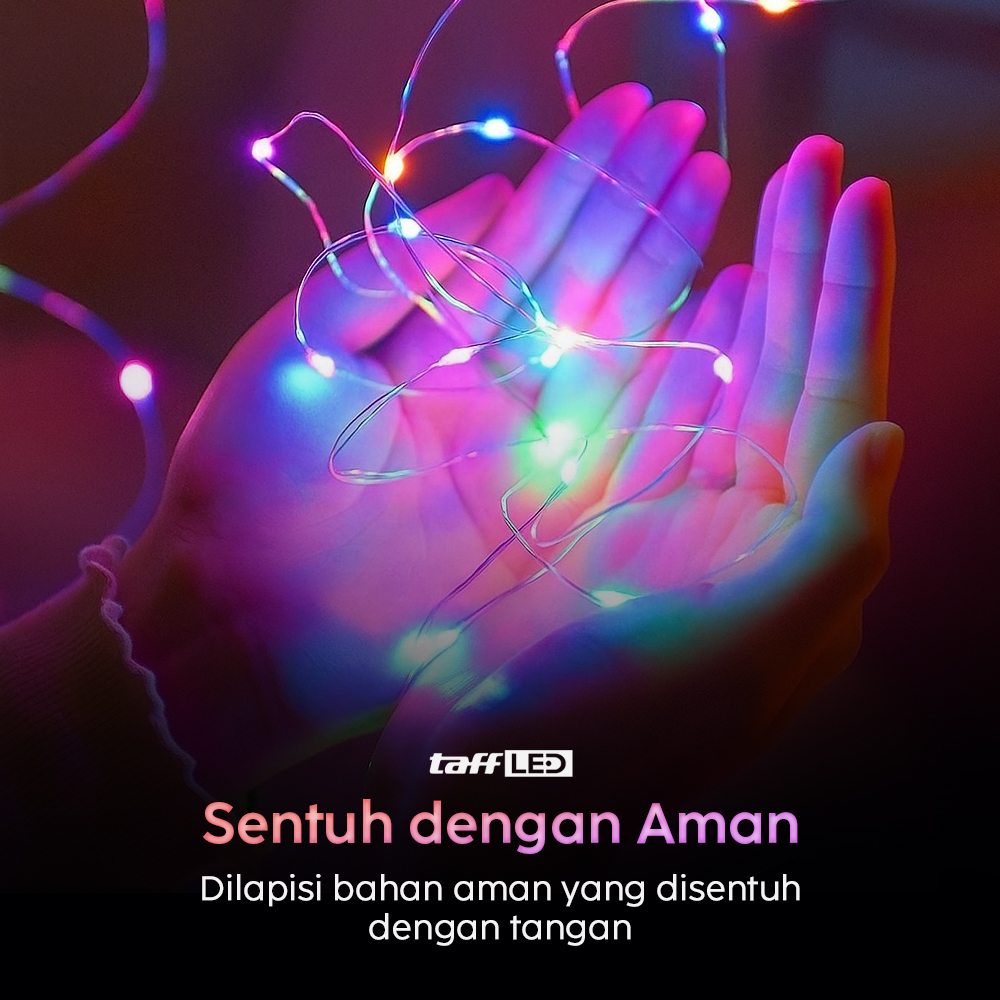 Gambar produk TaffLED Lampu Hias LED String Lights Multifunctional 100 Light 10M - X-100