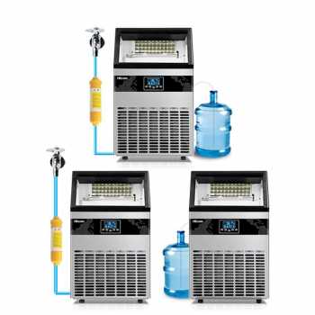 Gambar produk Hicon Mesin Es Batu Kotak Otomatis Ice Maker Machine 70kg 220W - HZB-60FAB