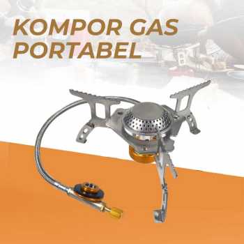 Kompor Gas Portable Lipat Outdoor Ultralight Camping Stove - AT6303