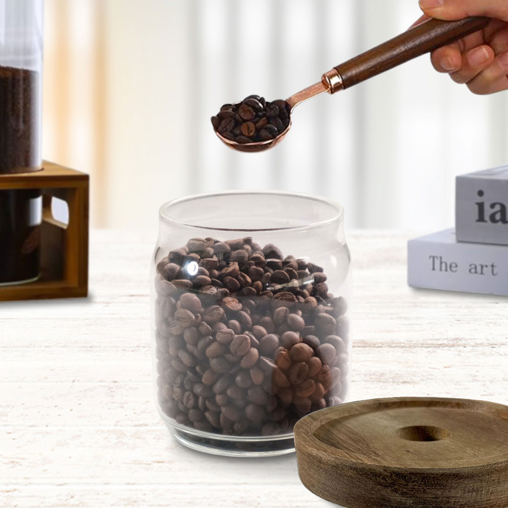 Gambar produk One Two Cups Toples Kaca Penyimpanan Makanan Kedap Udara Storage Jar 350ml - SL01