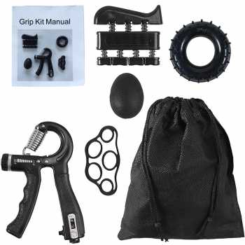 Gambar produk XIMOL Spring Hand Grip Finger Power Mechanical Counting 5in1 - CEG5P