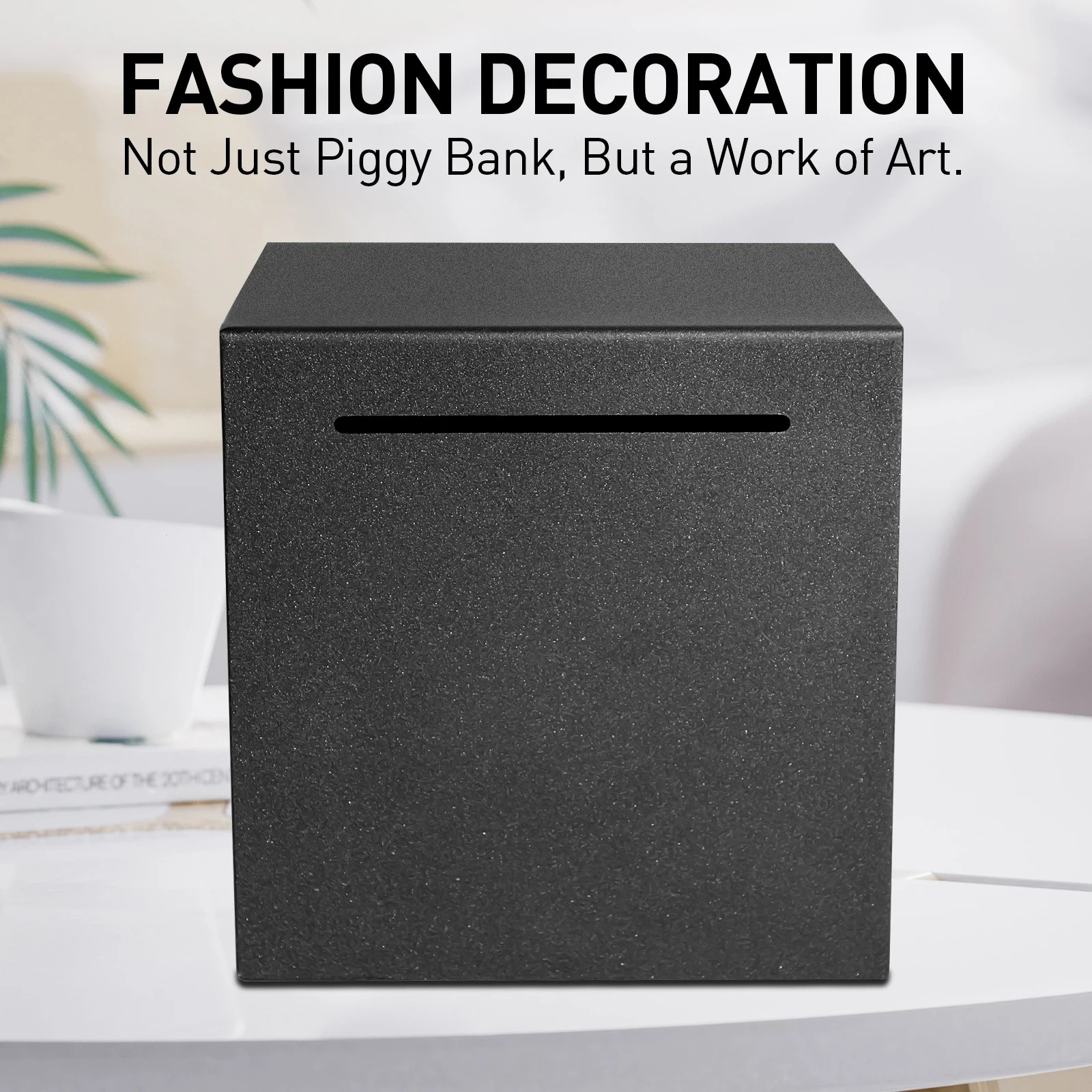 Gambar produk Groovy Celengan Stainless Steel Piggy Bank Coin Money Saving Box 12cm - QH-026