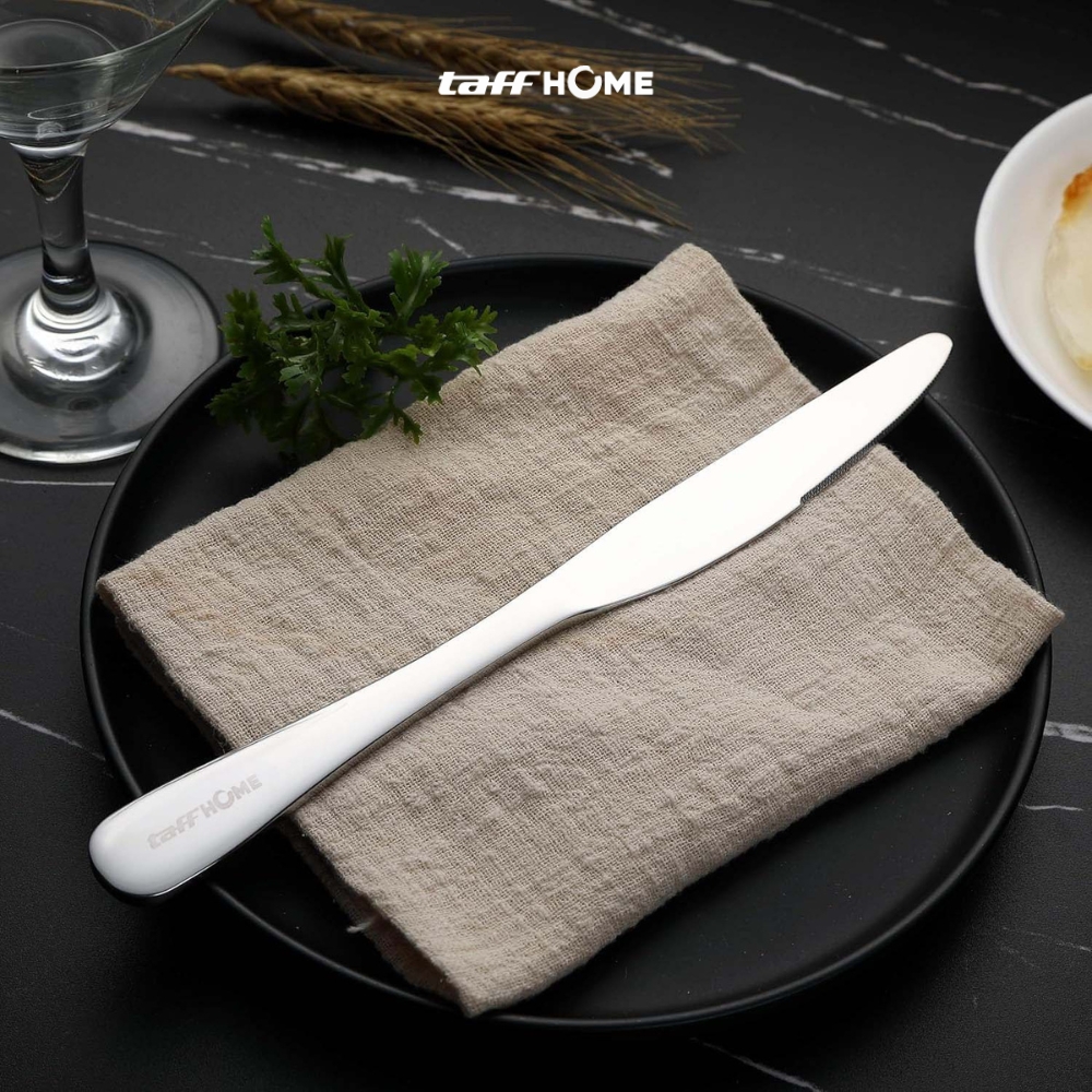 Gambar produk TaffHOME Pisau Makan Gerigi Stainless Steel 401 Dinner Knife 23x2cm - 401SS