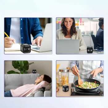 Gambar produk F4 Timer Masak Dapur Digital LED Gravity Sensor Kitchen Countdown - F4283