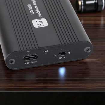 Gambar produk OOTDTY Portable Headphone Amplifier HiFi 16-300 Ohm - D3CS