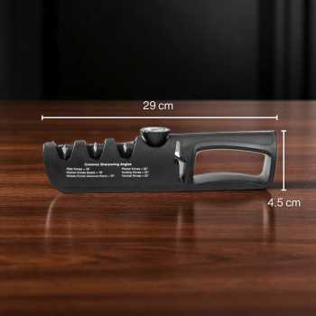 Gambar produk WAK Pengasah Pisau Dapur 4in1 Gunting Knife Sharpener Profesional - WK2003C