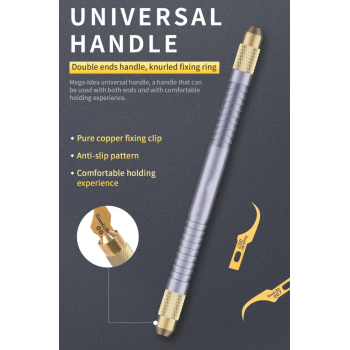Gambar produk UGAIN Handle Pisau Ukir Cutter Crafting Hobby Pen Double Head Clamp - UG-316