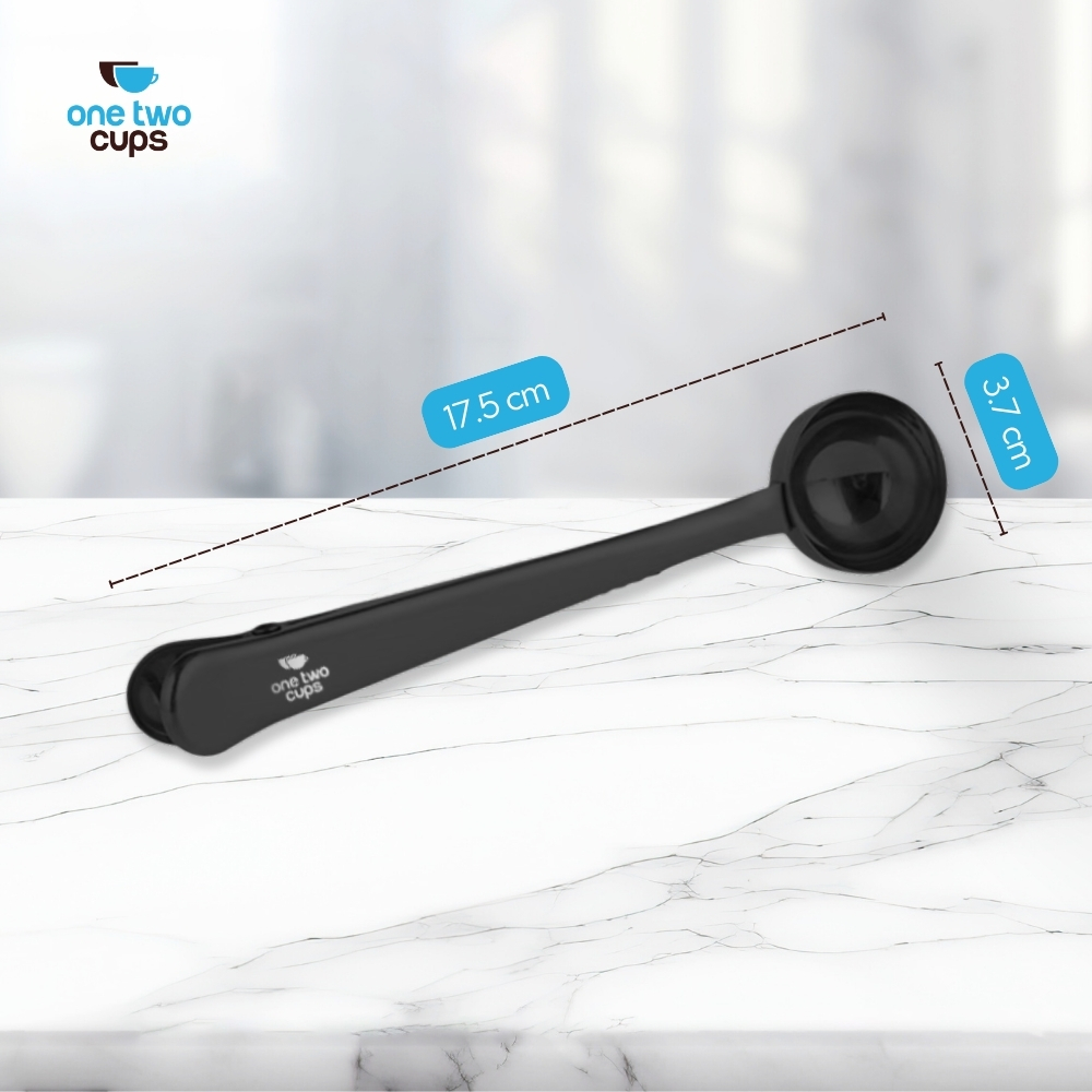 Gambar produk One Two Cups Sendok Takar Kopi Teh Measuring Spoon with Clip - G166