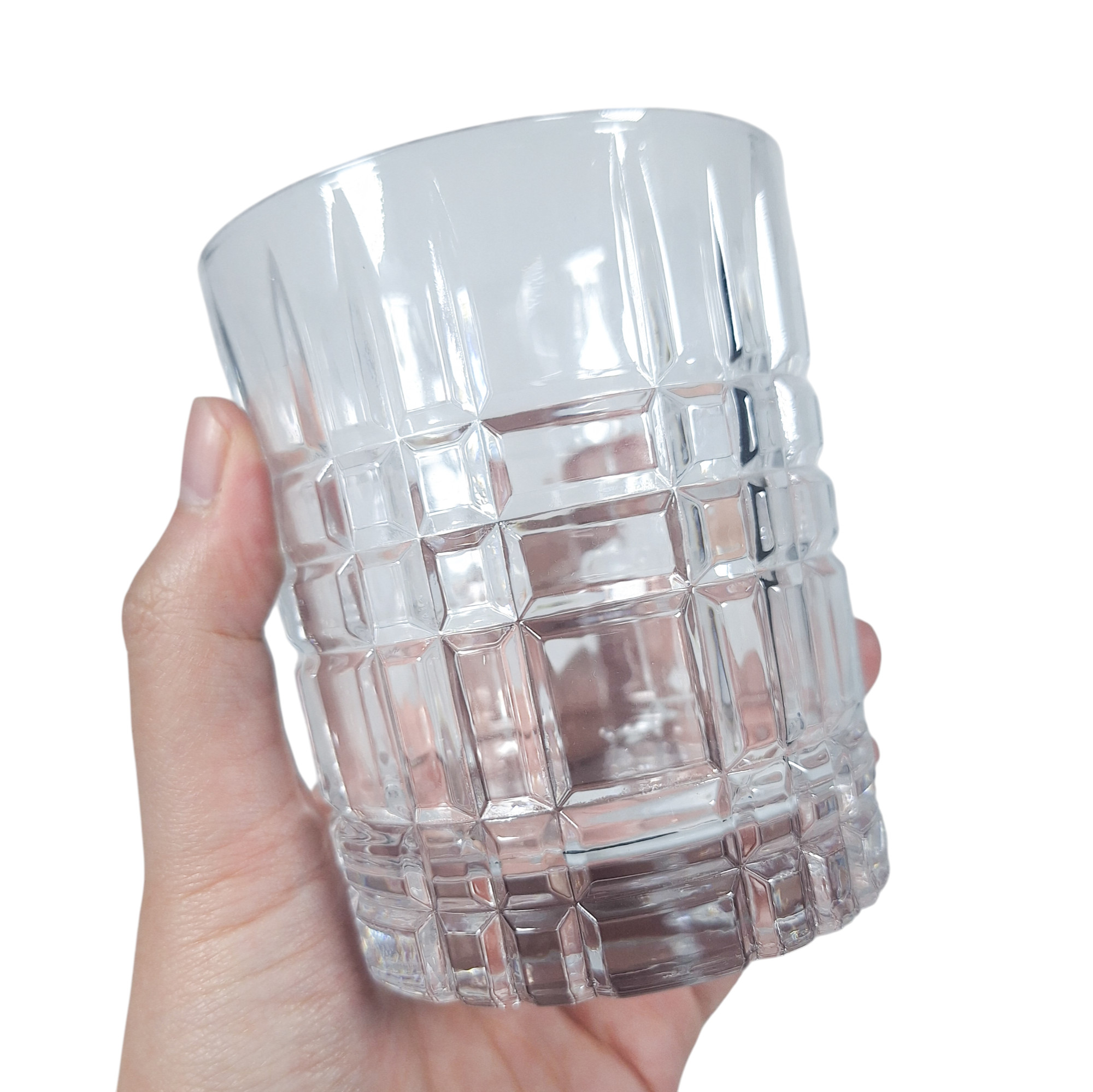 Gambar produk HIGHLAND Gelas Whisky Cocktail Crystal Old Fashion Rock Glass 300ml - 5421D