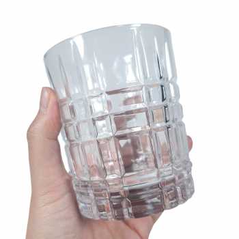 Gambar produk HIGHLAND Gelas Whisky Cocktail Crystal Old Fashion Rock Glass 300ml - 5421D