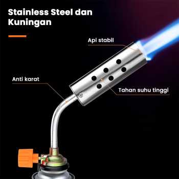 Gambar produk Kovea Kepala Gas Butane Torch BBQ Soldering Flame Gun Torch Jet - KT-2408
