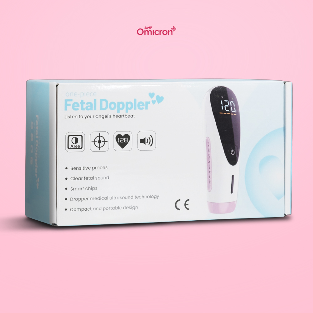 Gambar produk TaffOmicron Alat Deteksi Jantung Janin Fetal Doppler Heartrate Monitor - FH-A01