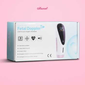 Gambar produk TaffOmicron Alat Deteksi Jantung Janin Fetal Doppler Heartrate Monitor - FH-A01