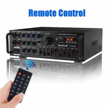 Gambar produk Sunbuck Audio Amplifier Bluetooth EQ Karaoke FM Radio 2000W - AS-336BU
