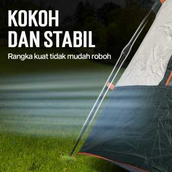 Gambar produk YTZP Tenda Camping Lipat Otomatis 3-4 Orang Single Layer Waterproof - TH-34