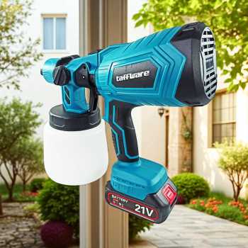 Gambar produk Taffware Spray Gun Electric Airbrush Cordless Paint 1L 1500mAh - TTK7