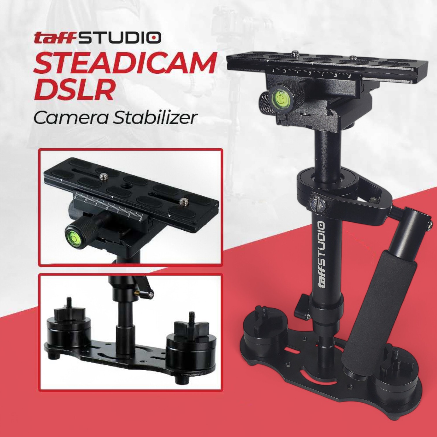 Gambar produk TaffSTUDIO Stabilizer Steadycam Pro Aluminium Alloy for Camcorder DSLR - S40