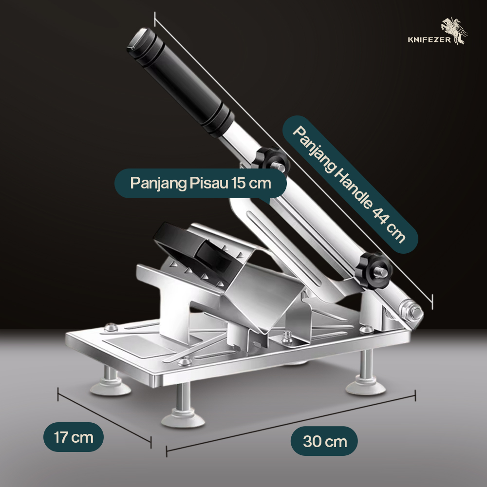 Gambar produk KNIFEZER Alat Slice Daging Meat Lamb Cutter Machine - SKP229