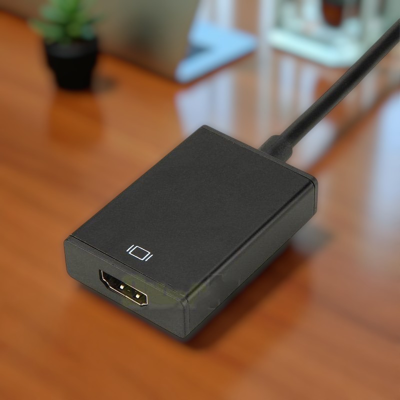 Gambar produk Kabel Adapter Converter VGA Male ke HDMI 1080p dengan Audio