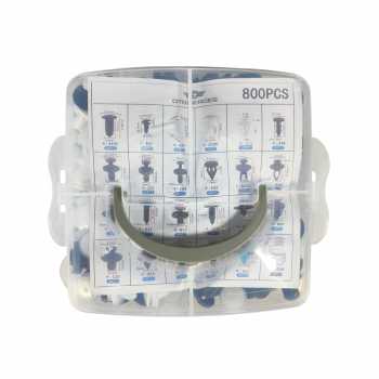 Gambar produk OTOHEROES Baut Rivet Plastik Mobil Universal Klip Pengencang 800 PCS - HE197
