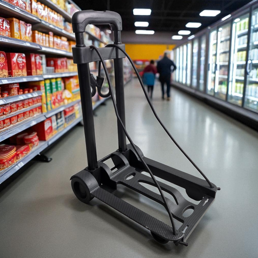 Gambar produk WPRO Trolley Mini Galon Koper Lipat Portable Luggage Cart 23x32cm 40kg - FPT-200