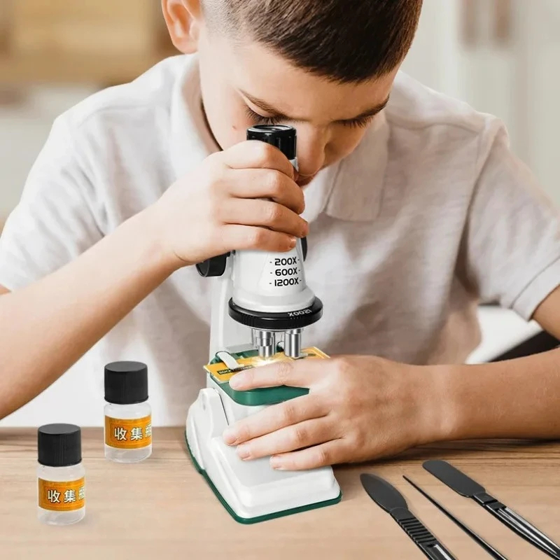 Gambar produk MICROKID Mikroskop Monokuler Edukasi Anak Pengamatan Science 1200x - SD661