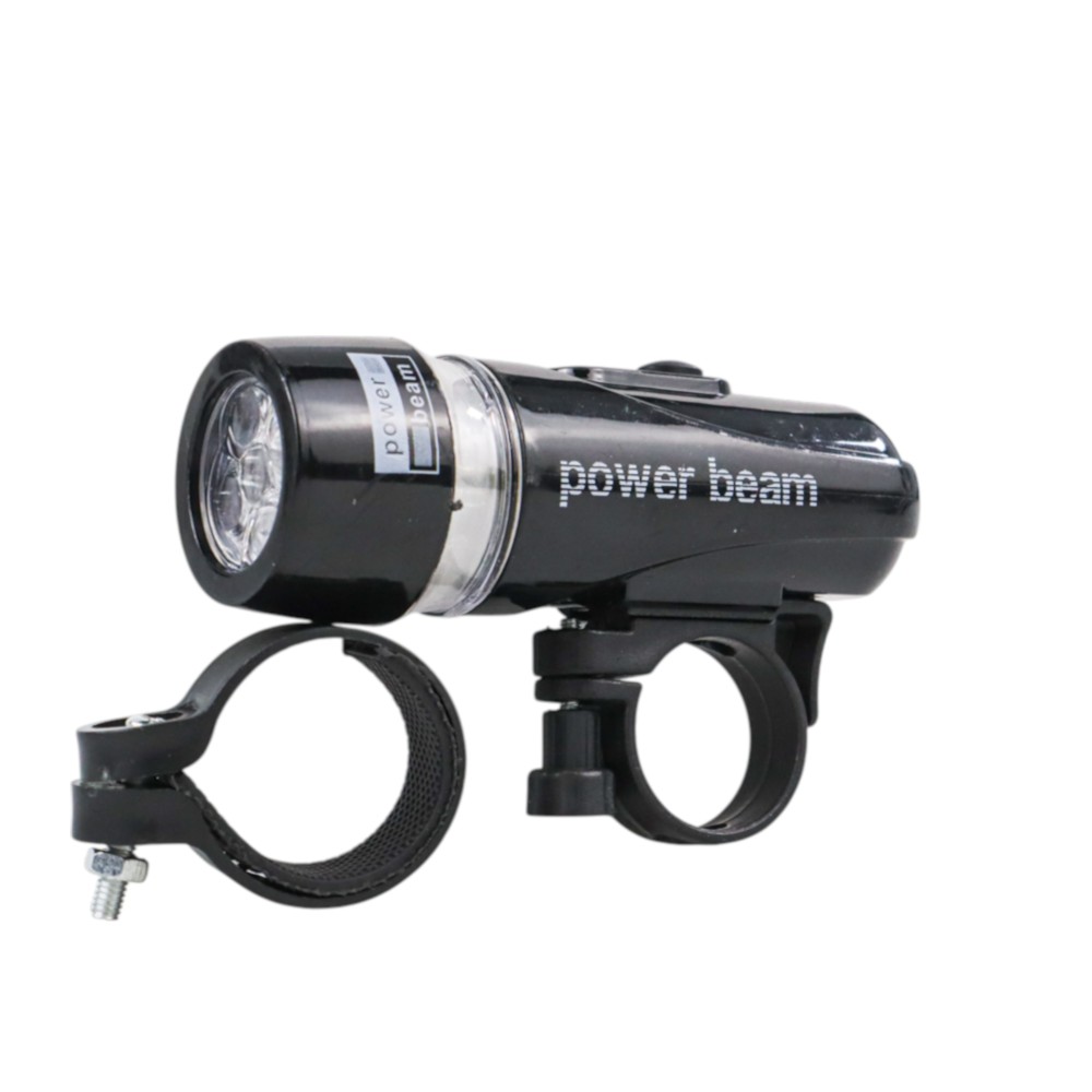 Gambar produk Powerbeam Lampu Depan Belakang Sepeda 5 LED Waterproof 2 Mode - HB-618