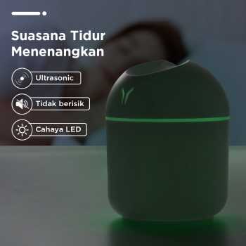 Gambar produk LEIXIU Air Humidifier Mini Ultrasonic Night Light Silent 250ml - L25