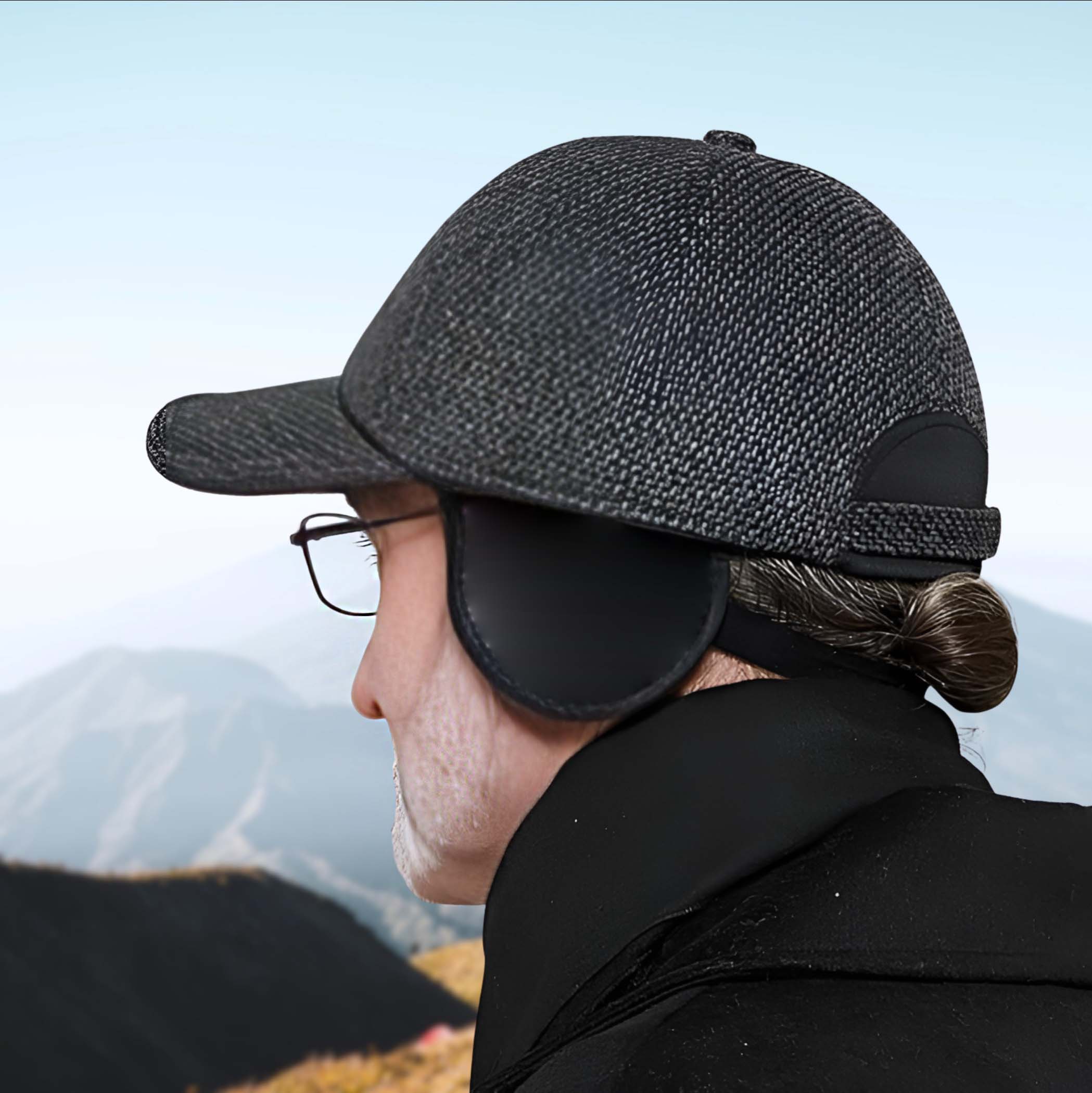 Gambar produk EDIKO Topi Baseball Unisex Cap Ear Warm Protection Penutup Telinga - K515