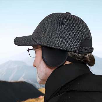 Gambar produk EDIKO Topi Baseball Unisex Cap Ear Warm Protection Penutup Telinga - K515