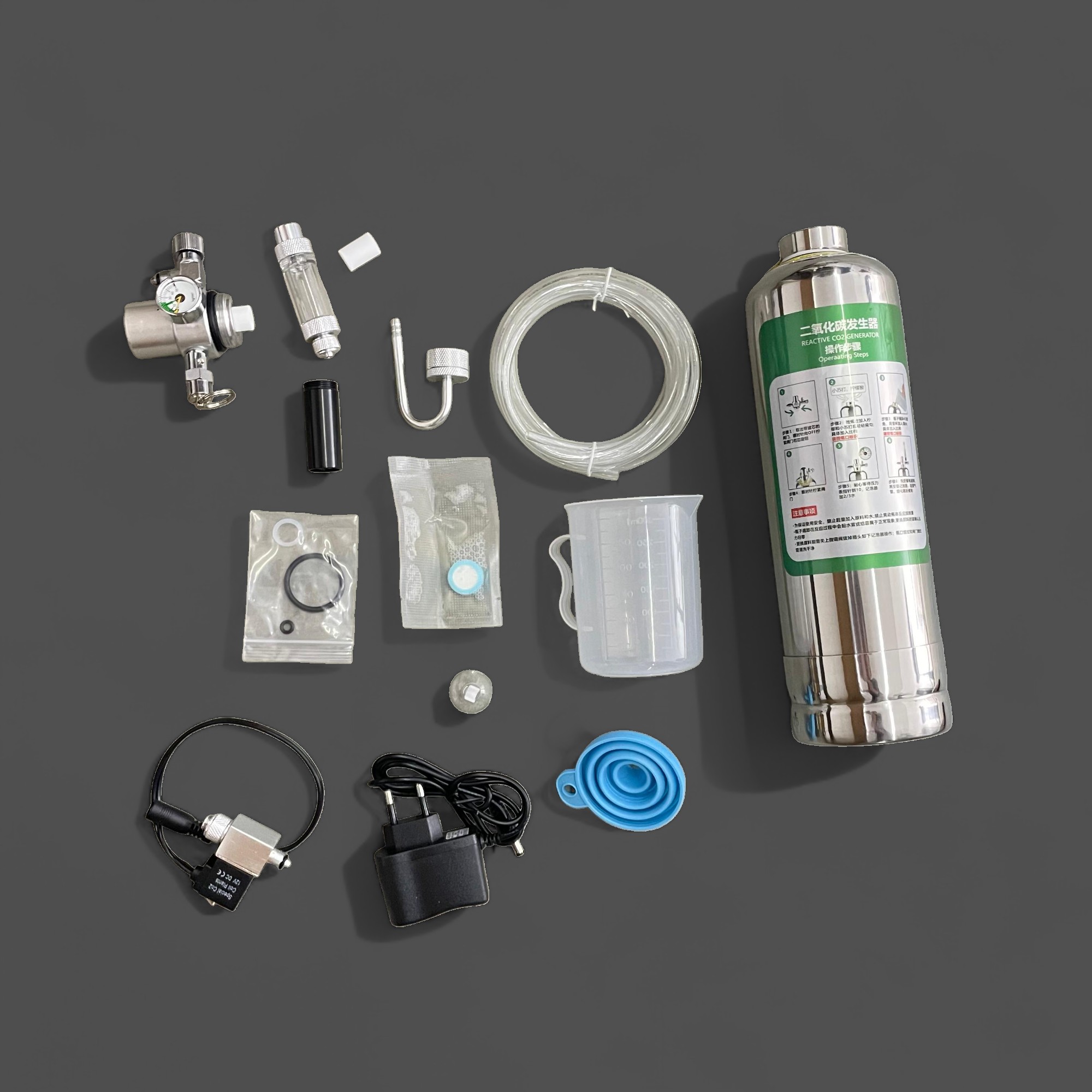 Gambar produk Dreamburgh Tabung CO2 Aquascape Generator Cylinder Aluminium Valve 2L - DB2