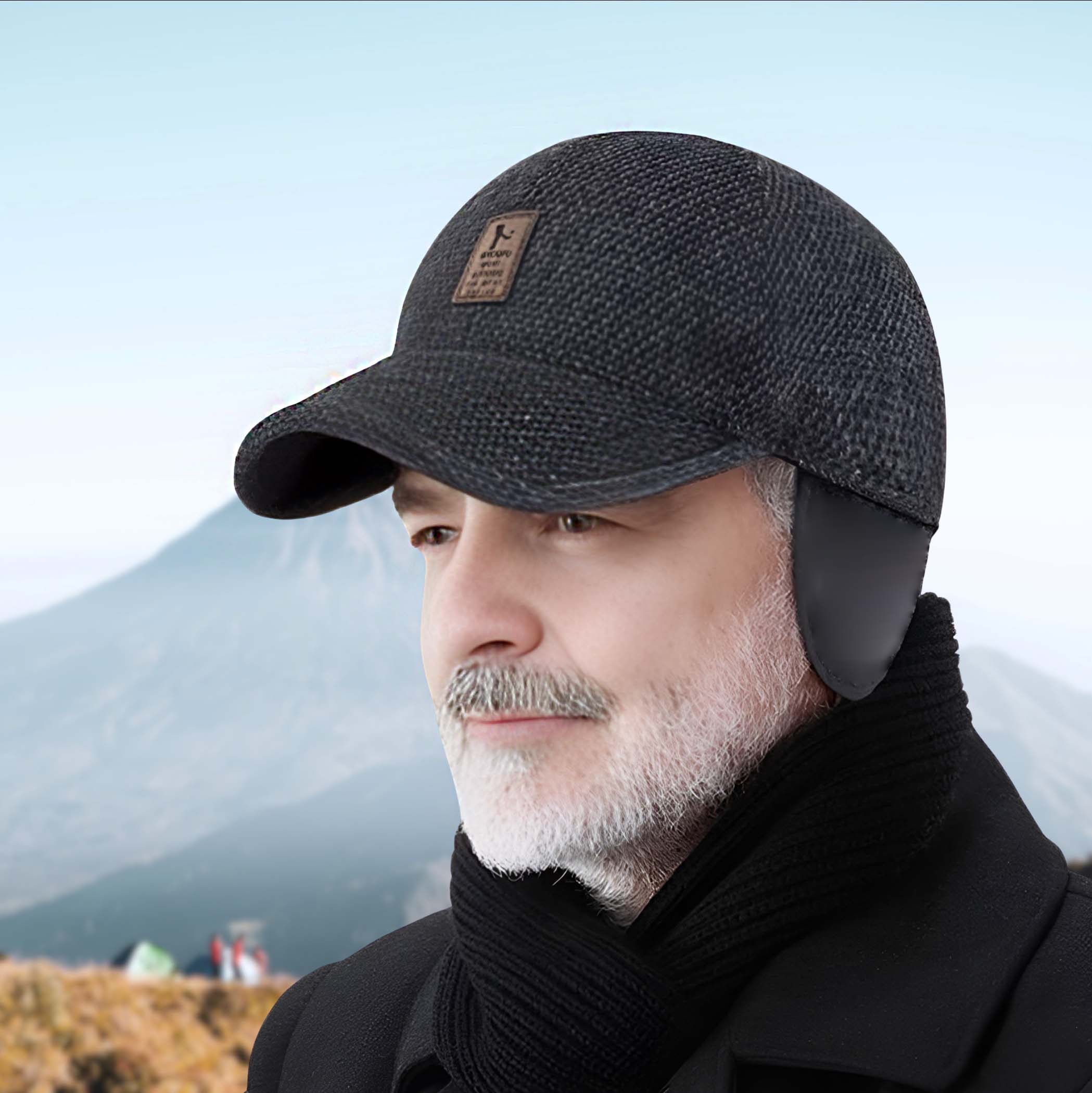 Gambar produk EDIKO Topi Baseball Unisex Cap Ear Warm Protection Penutup Telinga - K515
