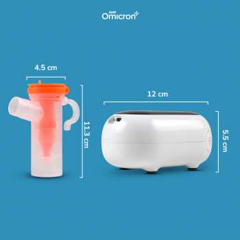 Gambar produk TaffOmicron Alat Terapi Pernapasan Compressor Nebulizer Inhaler - SZ5