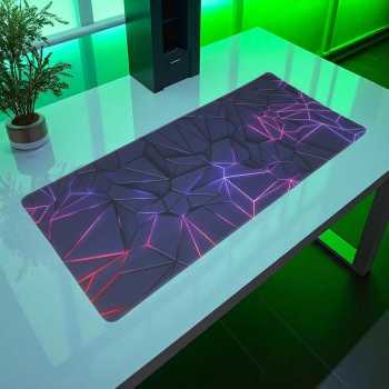 Gambar produk Laumango Gaming Mouse Pad Desk Mat Anti Slip Colorful Polygonal 800x300x2mm - LM-980