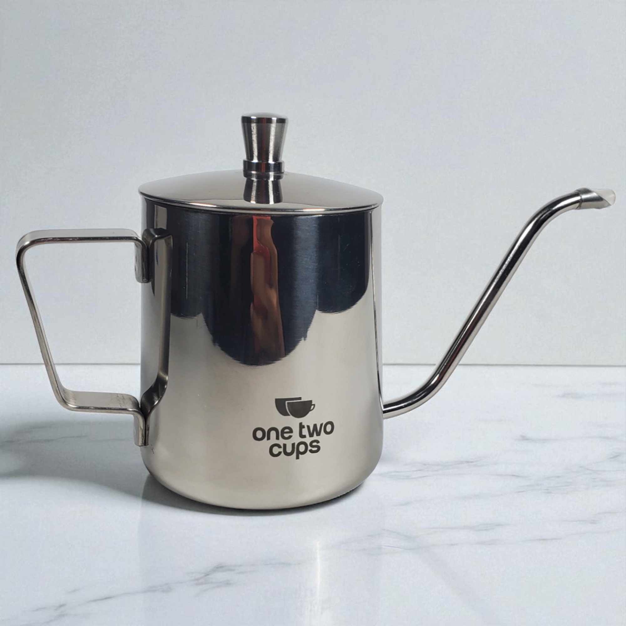 Gambar produk One Two Cups Teko Kopi Leher Angsa Gooseneck Pour Over Drip Kettle 350ml - A052