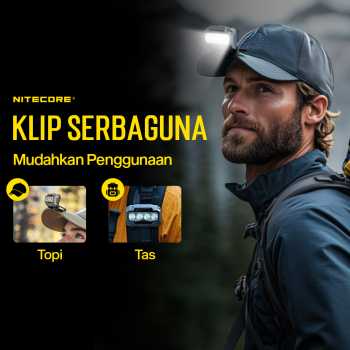 Gambar produk NITECORE Senter Kepala Headlamp LED MCT UHE 3in1 Color IP68 600 Lumens - HA23 UHE