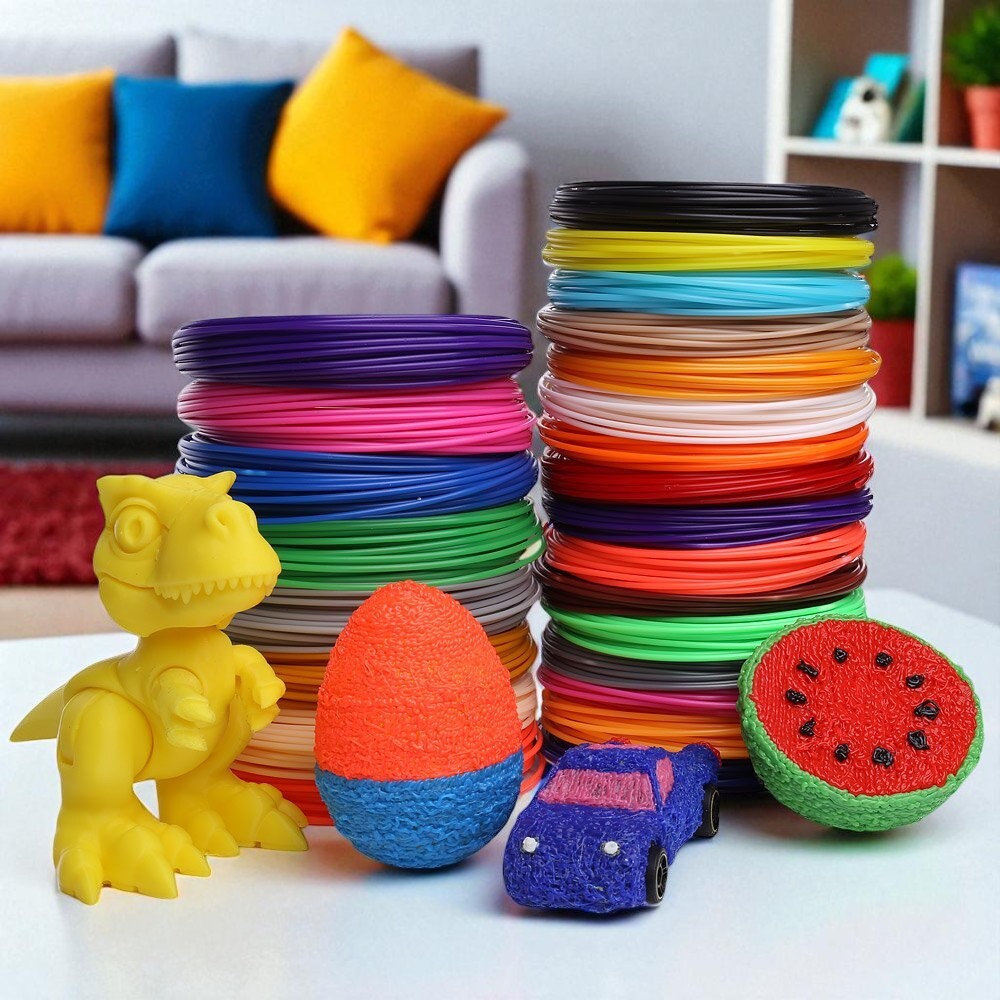 Gambar produk AVEIBEE 3D Pen Filaments PLA 10 Colors 1.75mm 5M - AV-200
