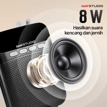 Gambar produk TaffSTUDIO Speaker Pinggang Bluetooth Voice Amplifier Wireless 8W - S26