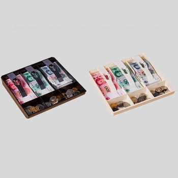 Gambar produk FED Laci Uang Kasir 3 Sekat Plastik Coin Cash Drawer Tray - INU146