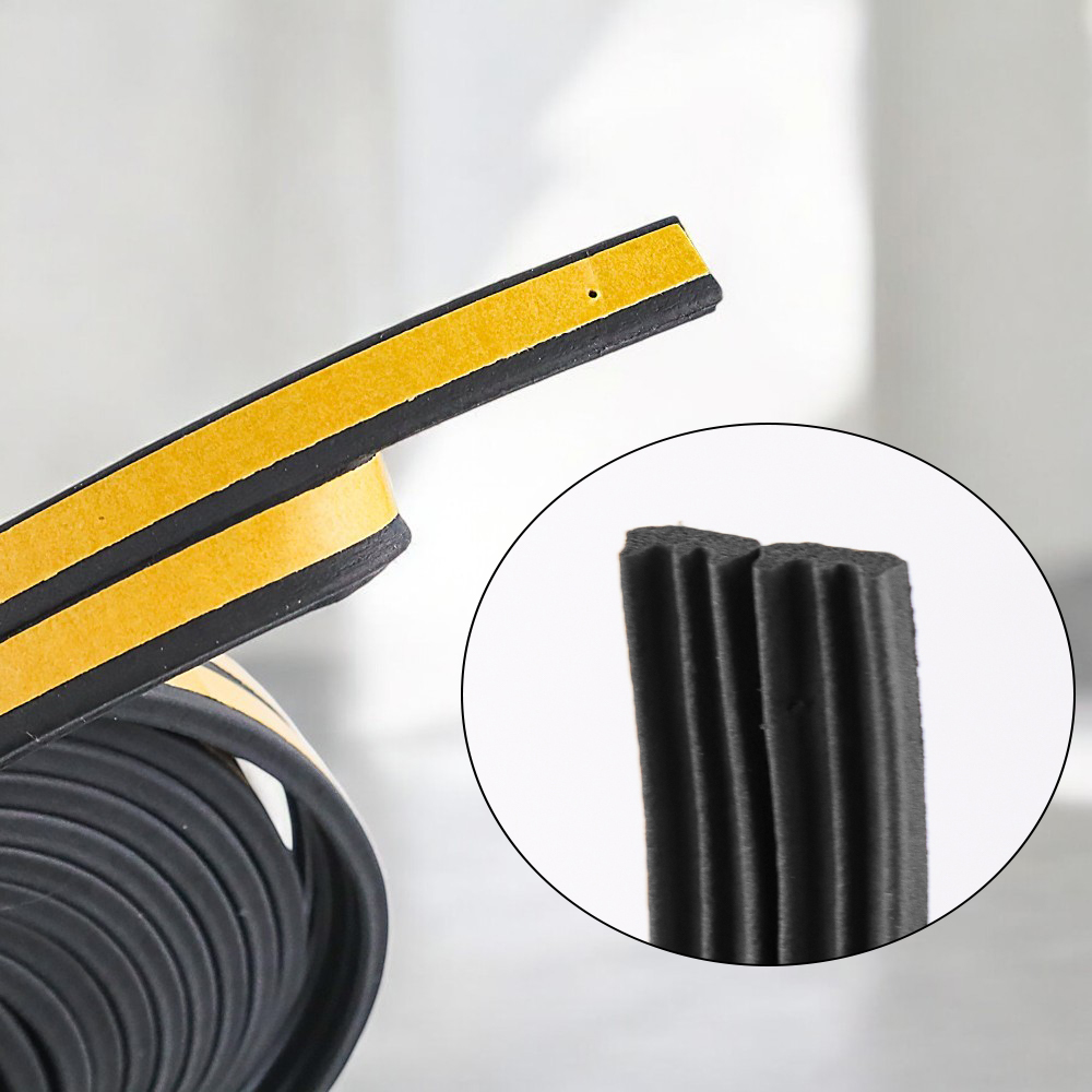 Gambar produk TaffHOME Lis Penghalang Debu Pintu Door Bottom Sealing Strips 2x2.5M E - ESPV5