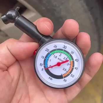 Gambar produk KAWISH Alat Ukur Tekanan Ban Mobil Motor Manometer Analog Tire Gauge - KWS130