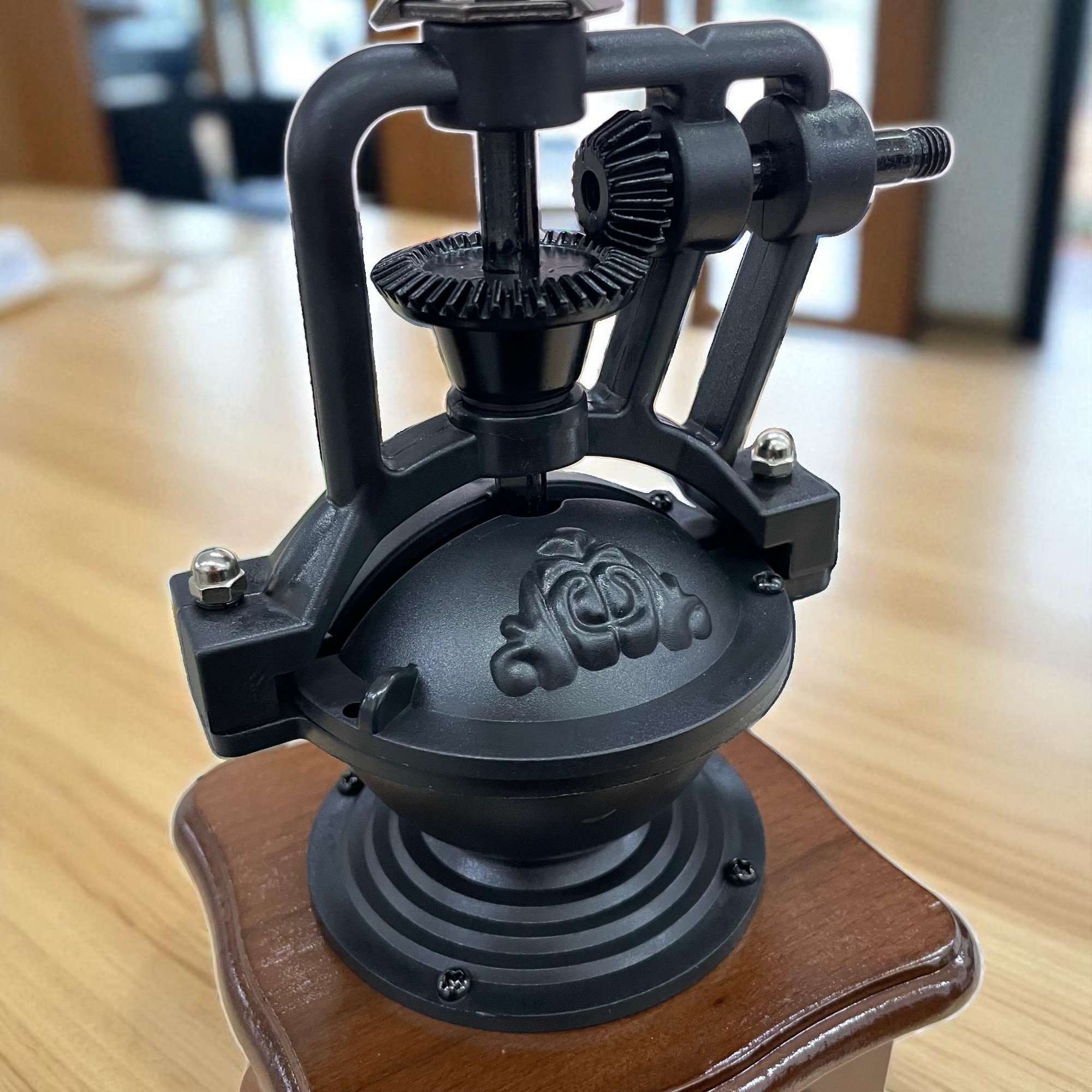 Gambar produk ALOCS Alat Penggiling Kopi Manual Coffee Grinder Wood Adjustable 30g - CW85532